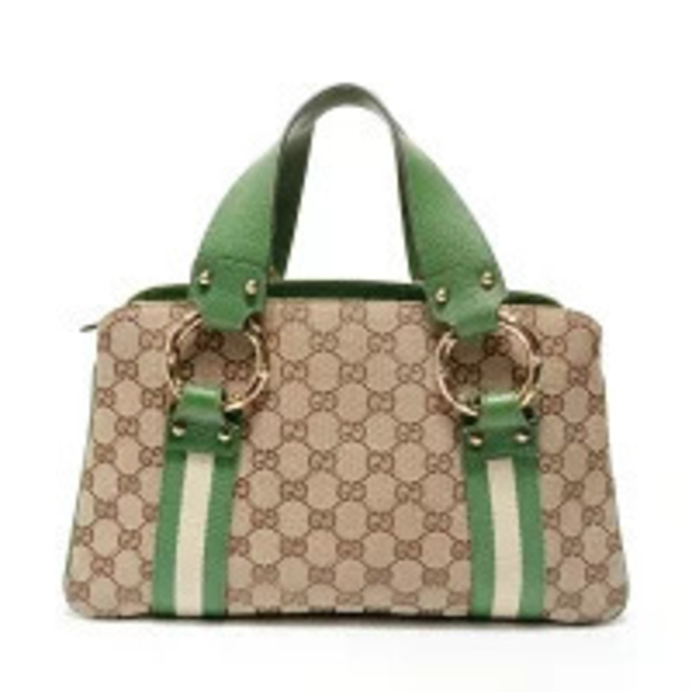 Gucci New Wave GG Canvas Handbag Beige Cream
